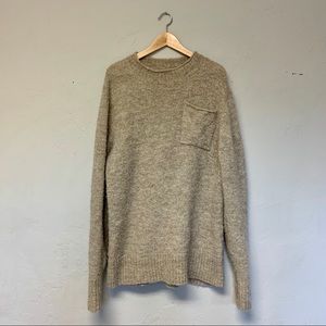 Treasure & Bond Tan Sweater with Pocket